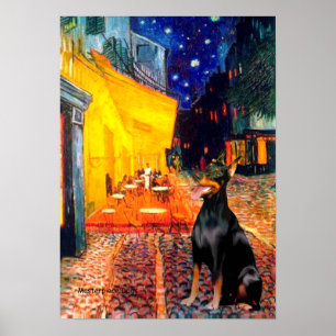 Doberman 1 - Terrace Cafe Poster