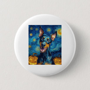 doberman 2 inch round button