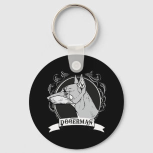 DOBERMAN (2) KEYCHAIN