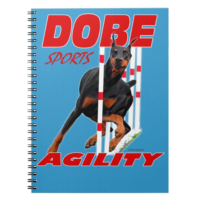 Doberman Agility Notebook (Front)