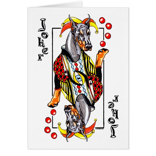 Doberman Black Joker (Front)