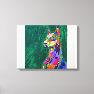 Doberman Canvas Print