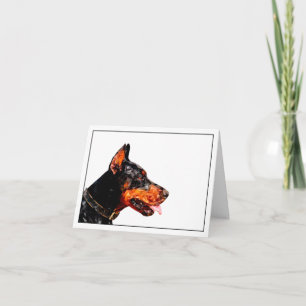 Doberman Card