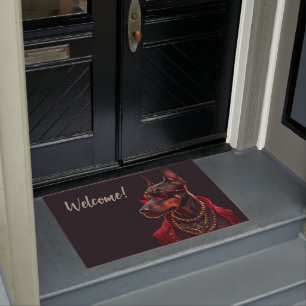 Doberman charm  doormat