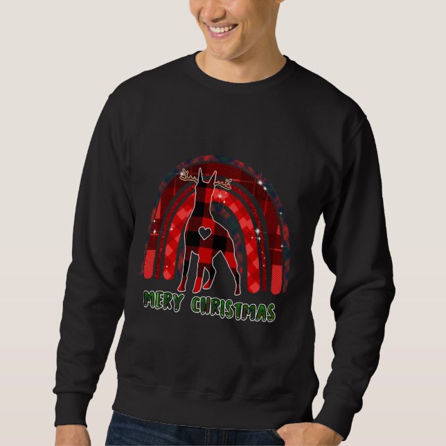 Doberman Christmas  839 Sweatshirt (Front)