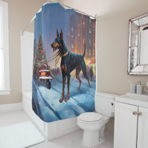 Doberman Christmas Festive Season