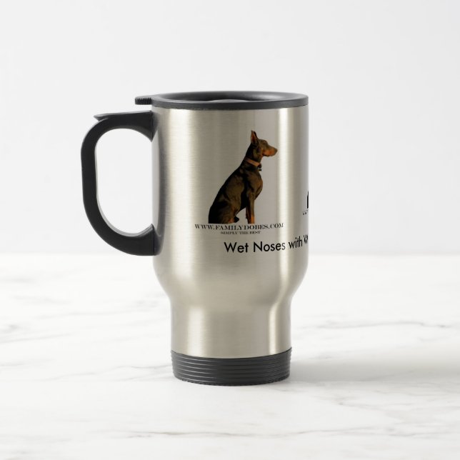 Doberman Coffee mug (Left)