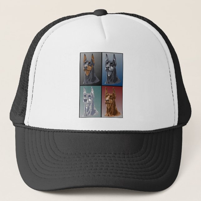 Doberman Colours Trucker Hat (Front)