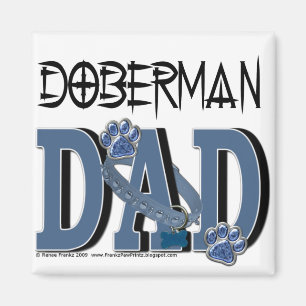 Doberman DAD Magnet