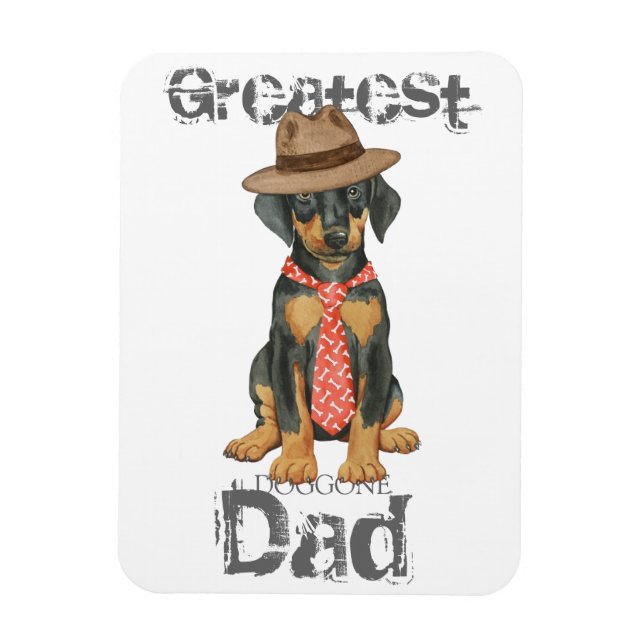 Doberman Dad Magnet (Vertical)