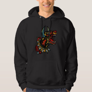 Doberman designer retro streetwear high end fashi hoodie