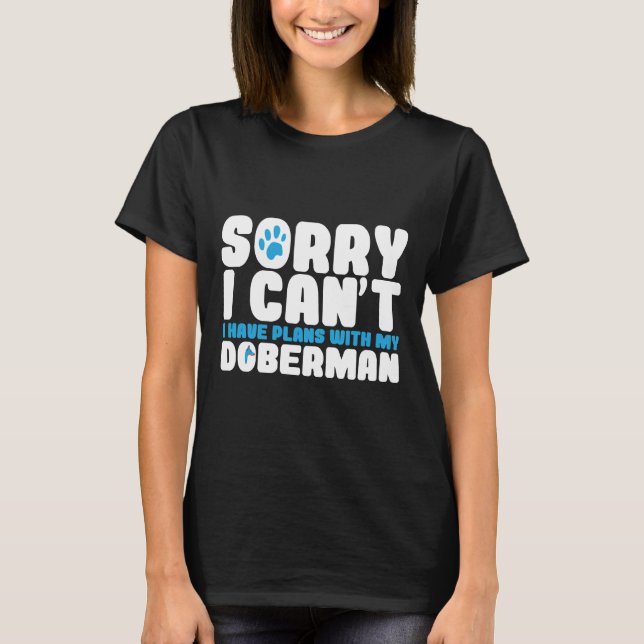 Doberman Dog  999 T-Shirt (Front)