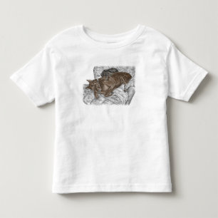 Doberman Dog and Puppy Toddler T-shirt