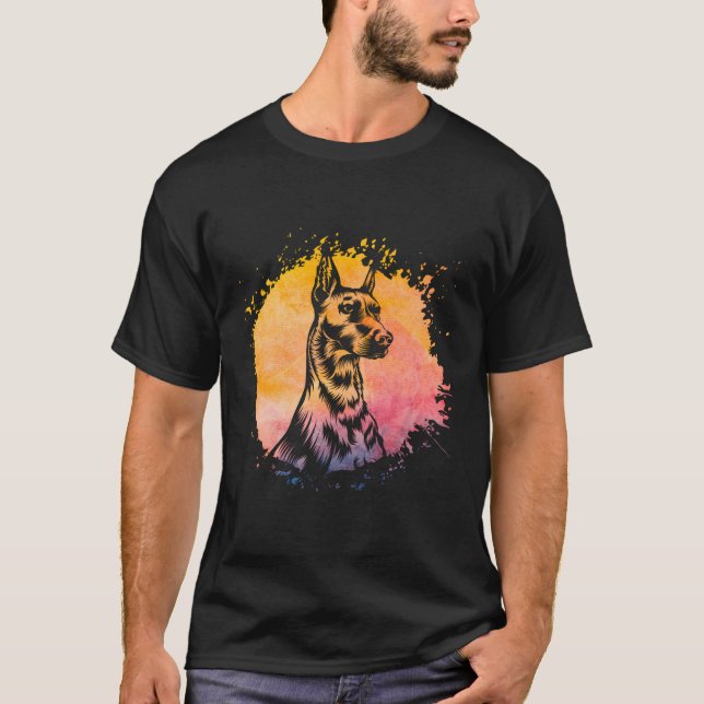 Doberman Dog Funny Saying T-Shirt (Front)