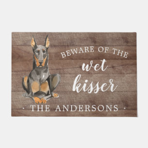 Doberman.Dog Personalized Door Mat