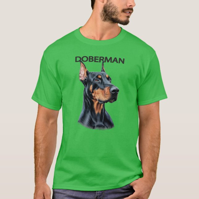 Doberman Dog T-Shirt (Front)