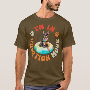 Doberman Dog Vacation Mode T-Shirt
