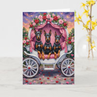 Doberman Dog Valentine's Day 