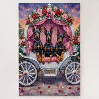 Doberman Dog Valentine's Day 