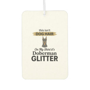Doberman Glitter Funny Dog Lover Vintage Design_1 Air Freshener