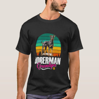 DOBERMAN GRANDPA Dog Granddad Dobermans Grandpas D T-Shirt