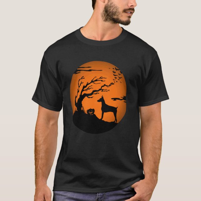 Doberman Halloween T-Shirt (Front)