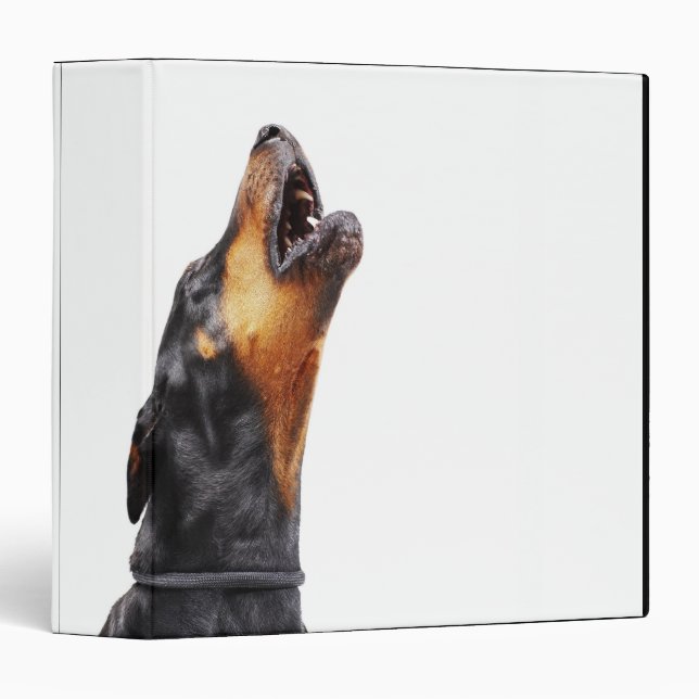 Doberman howling binder (Front/Spine)
