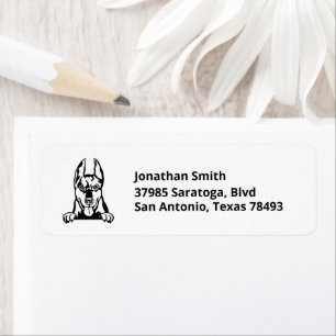 DOBERMAN   Image on Return Address
