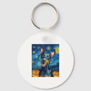 doberman keychain