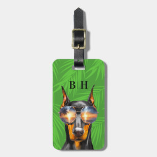 Doberman Luggage Tag