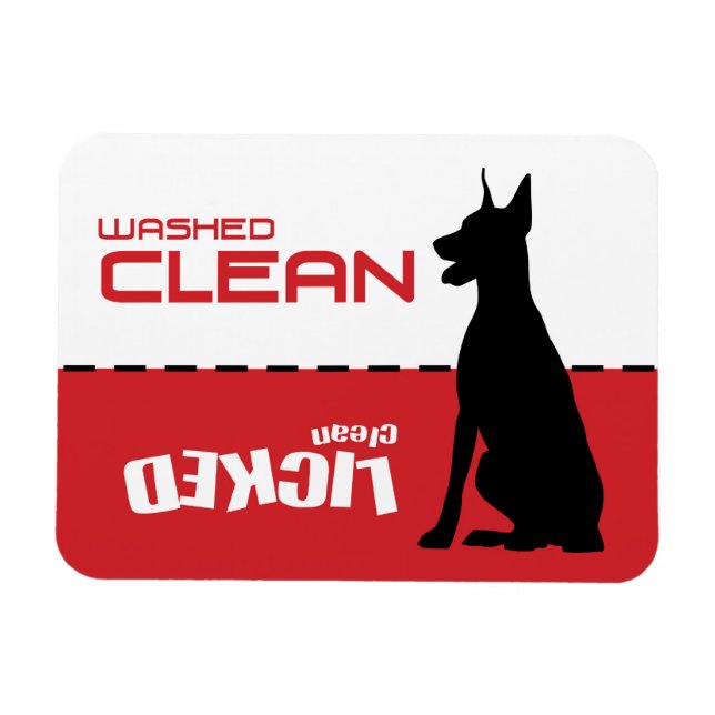 Doberman, Magnet de lave-vaisselle Great Dane (Horizontal)