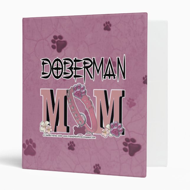 Doberman MOM Binder (Front/Inside)