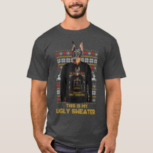 Doberman Mom Dad Dog Ugly Christmas Sweater