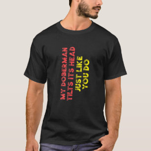 Doberman Mom Dad Dog Women Men Kids T-Shirt