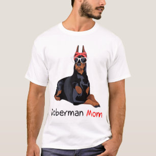 Doberman Mom Dog Bandana Pet Lover Gift T-Shirt