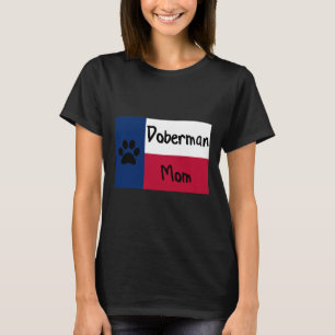 Doberman Mom Fitted Scoop 1357 T-Shirt