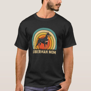 Doberman Mom Mama Mother's Day Doberman Dog Girls T-Shirt