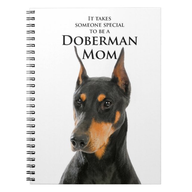 Doberman Mom Notebook (Front)