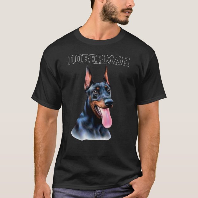 Doberman Mom T-Shirt (Front)