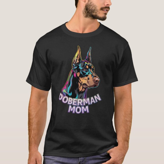 Doberman Mom T-Shirt (Front)