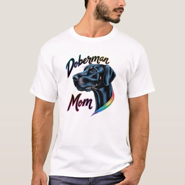Doberman Mom T-Shirt (Front)