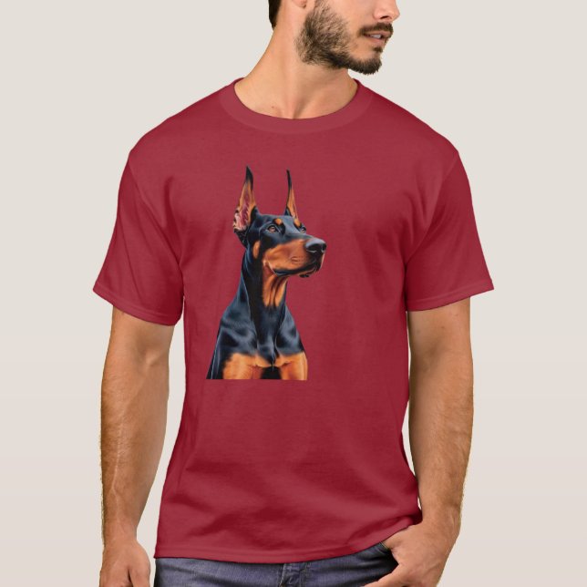 Doberman Mom T-Shirt (Front)