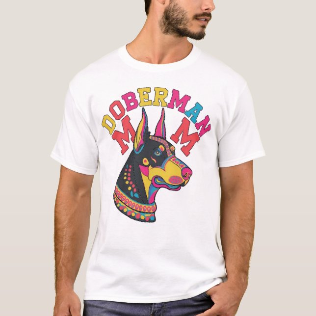 Doberman Mom T-Shirt (Front)