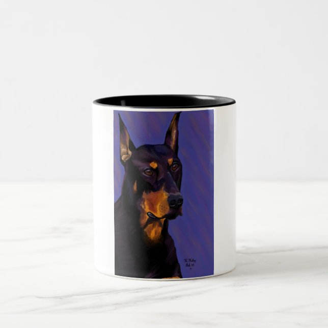 Doberman mug (Center)