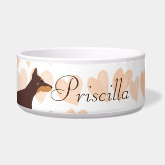 Doberman Pet Bowl
