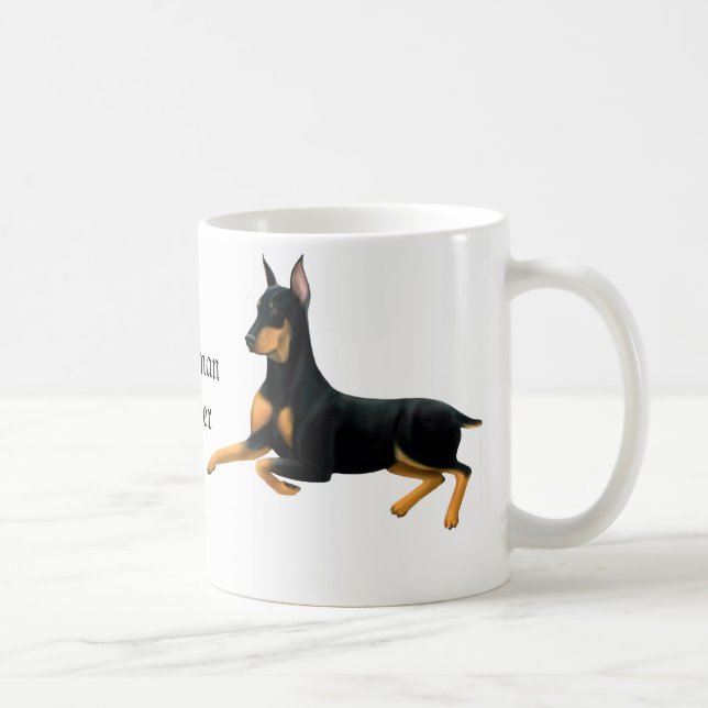 Doberman Pincher Dog Mug (Right)