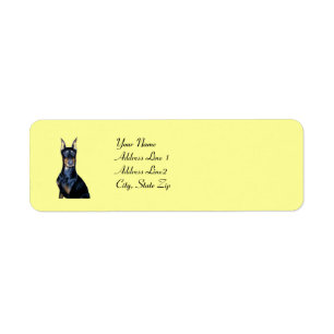 Doberman Pinscher Address Labels