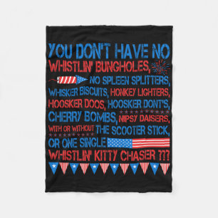Doberman Pinscher American Flag Patriotic Gifts Fleece Blanket