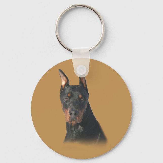 Doberman Pinscher Awesome Keychain (Front)