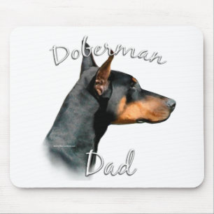 Doberman Pinscher (blk) Dad 2 Mouse Pad